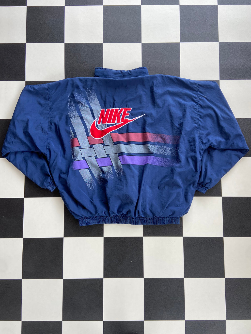 Vintage 90s Nike 'Overlap' Sports Jacket (M)