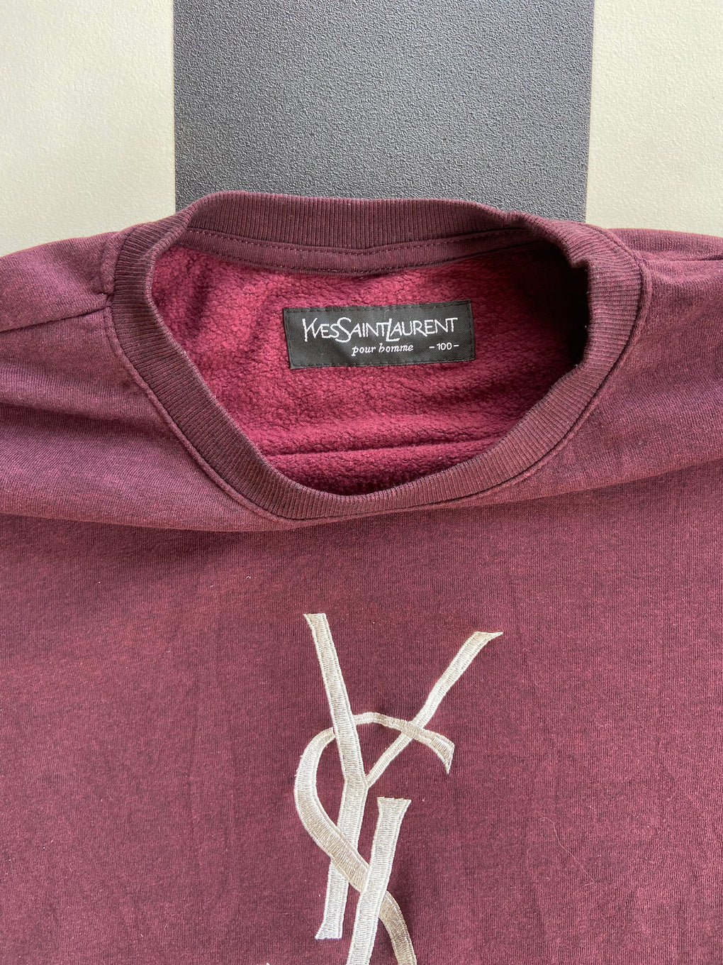 Vintage YSL Sweatshirt (XL)