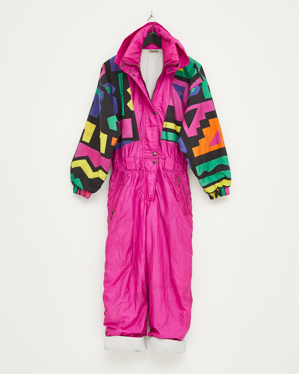 Sergio Tacchini Neon Zig Zag Ski Onesie (S)