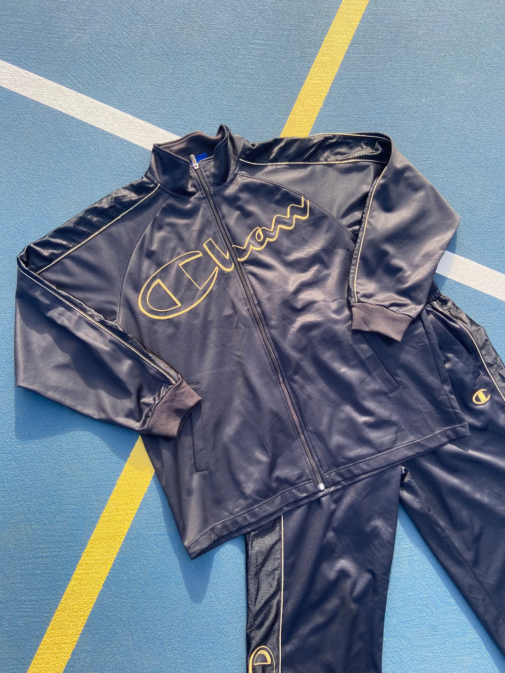 Champion Black/Gold Tracksuit (M)